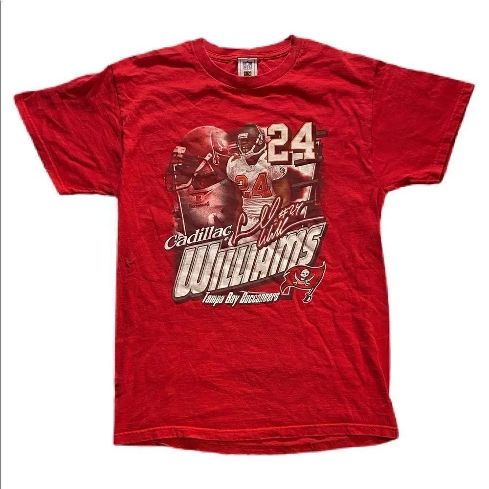 Vtg NFL Tampa Bay Buccaneers ‘Cadillac Williams’ Tee